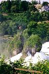 The falls from above