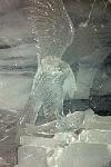 Eagle ice sculpture